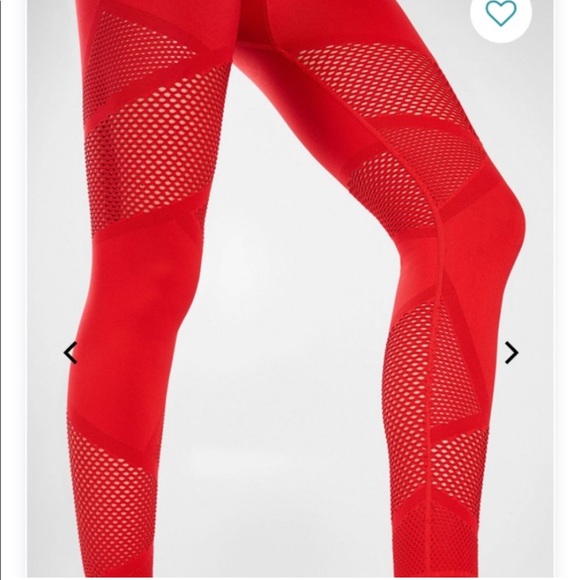 FABLETICS red mesh leggings - Picture 2 of 3